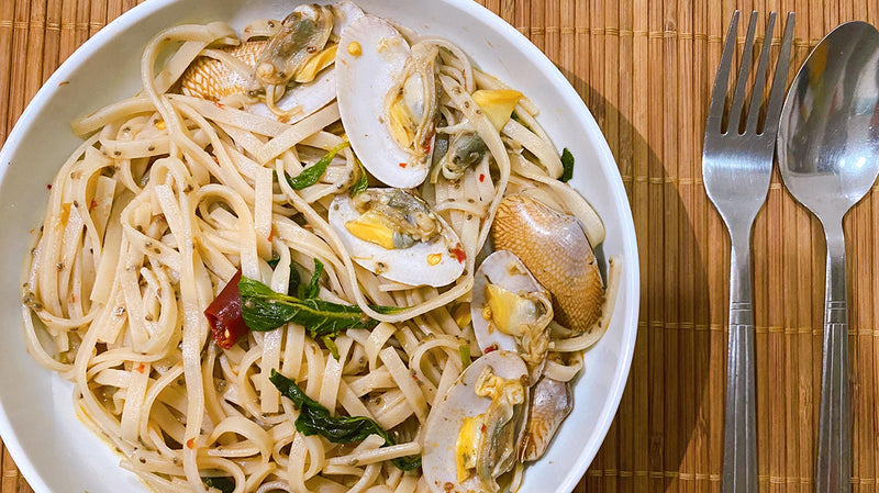 Pui's Spicy Clam Pasta