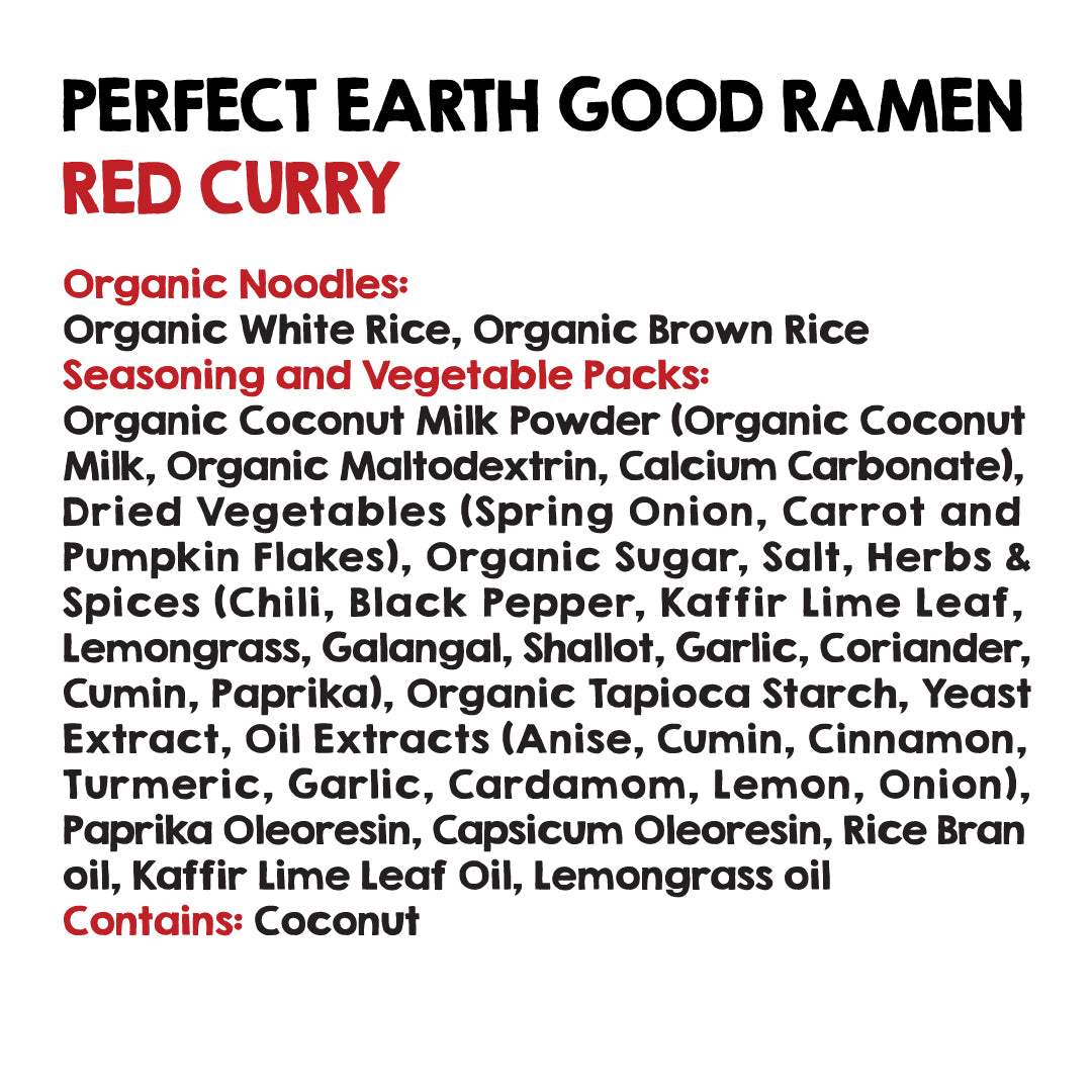 Perfect Earth's Good Ramen Red Curry