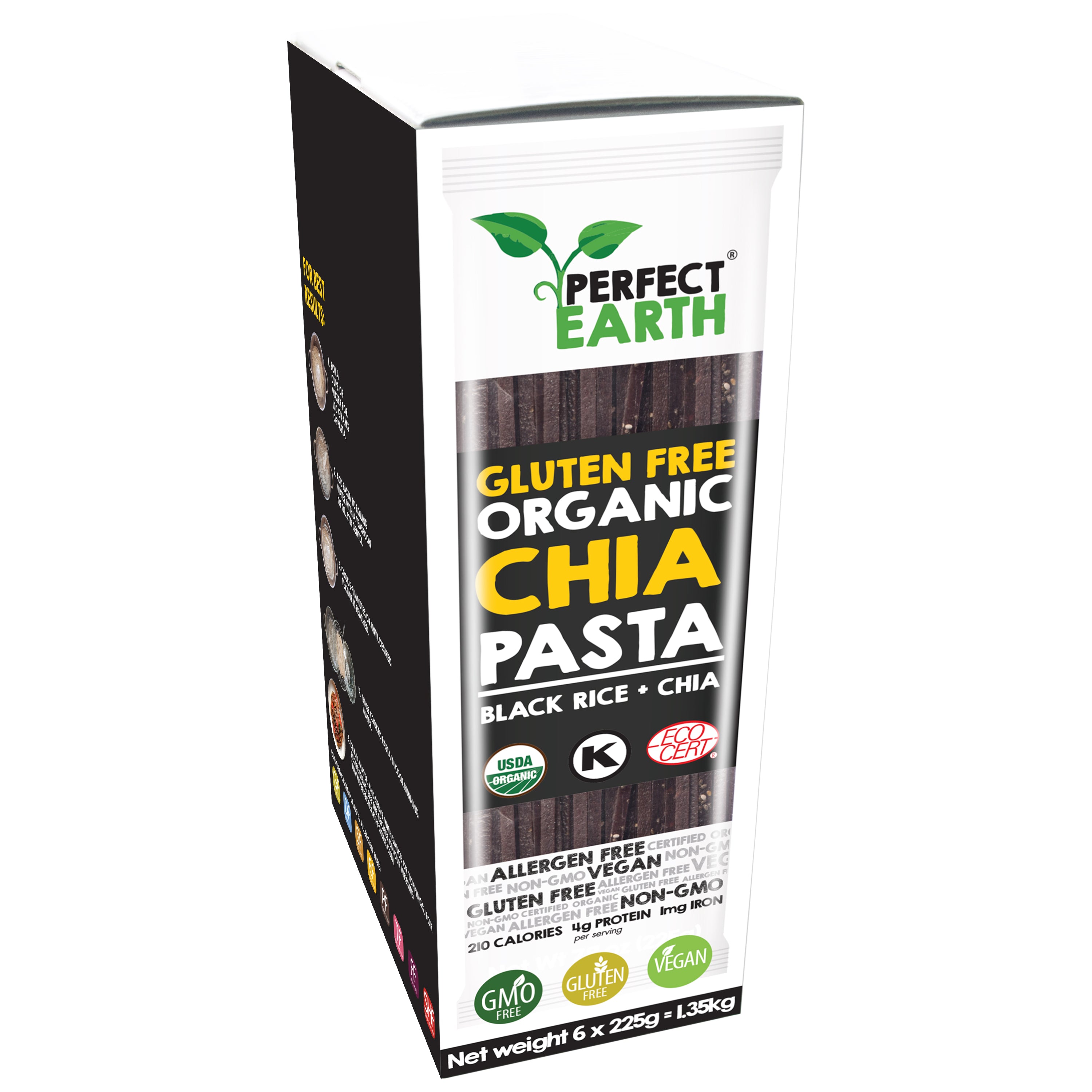 Organic Chia & Black Rice Pasta