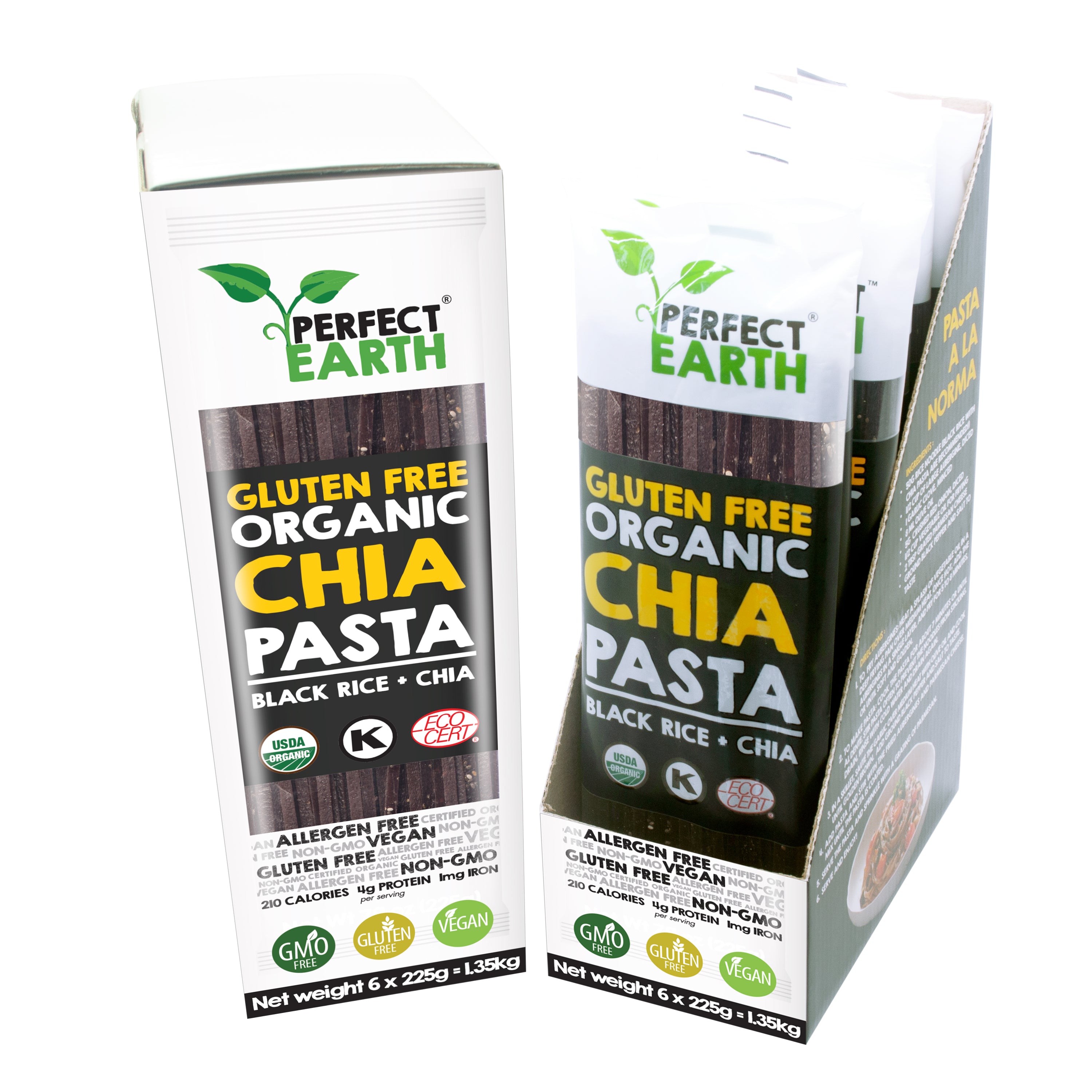 Organic Chia & Black Rice Pasta