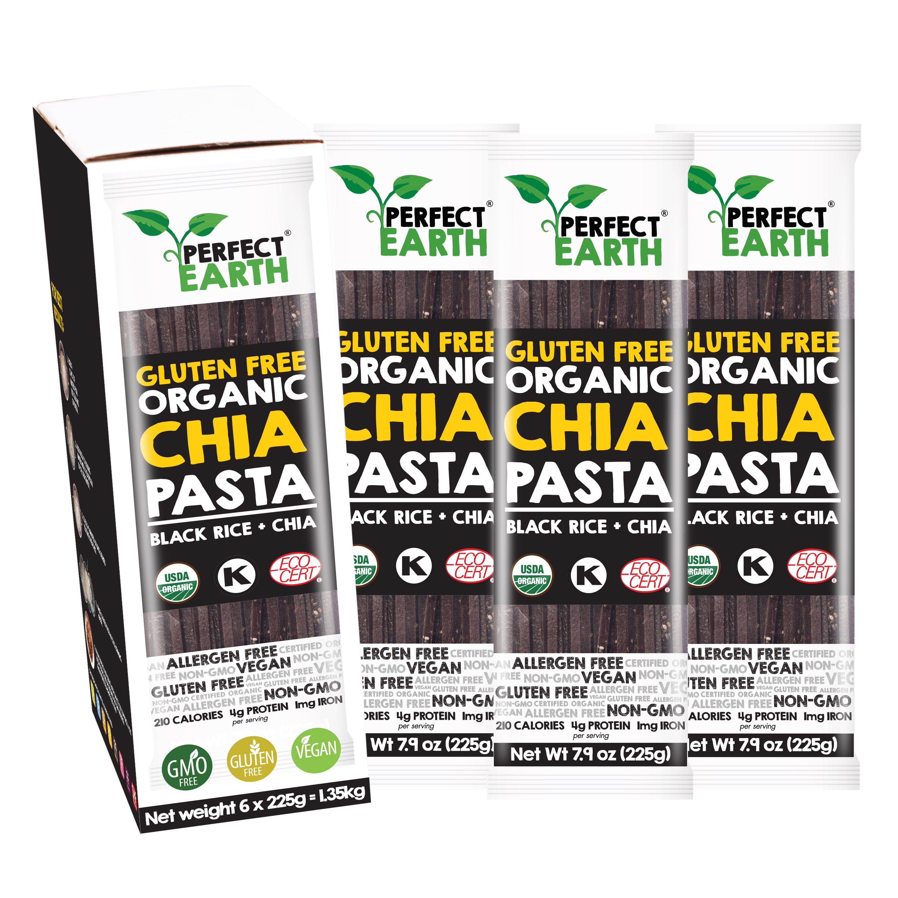 Organic Chia & Black Rice Pasta