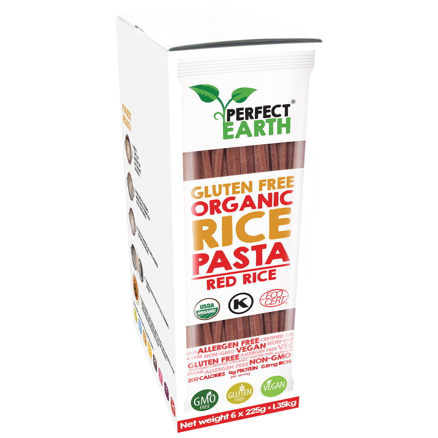Organic Red Rice Pasta – Perfect Earth Foods